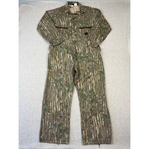 Vintage Liberty Coveralls Mens XL Realtree Camo Unlined Hunting Made USA
